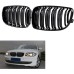 Gloss Black Double Slotted M Style Grille for BMW 128i, 135i